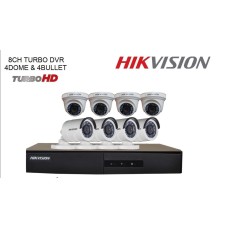 HIKVISION DVR + Cameras 8-Channels